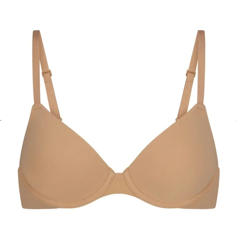 Skims Fits Everybody T-Shirt‎ Bra BA-DEM-9221  Ochre 36DD